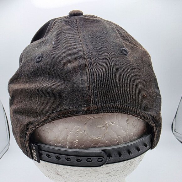 Vans Off The Wall Mens Black Snapback Hat Adjustable Causal Outdoors School - Picture 3 of 9